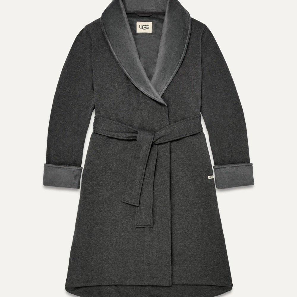 UGG Duffield Charcoal Gray Robe